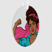 がん認識度リボンオーナメント オーナメント (正面)