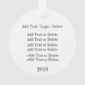 がん認識度リボンオーナメント オーナメント (裏面)