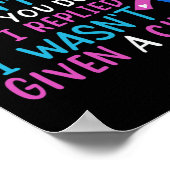 がん認識度リボンブルーピンクティール(緑がかった色)戦闘機チェ ポスター (角)