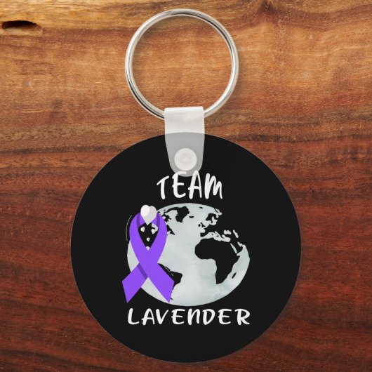 がん認識度支援がん生存者の子供と キーホルダー (正面)