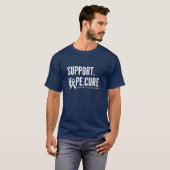 がん認識度支援希望cure Tシャツ (正面フル)