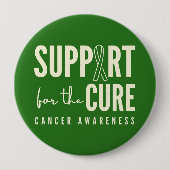 がん認識度支援治療ボタン 缶バッジ (正面)