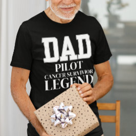 がん認識度父パイロットがん戦闘機Supo Tシャツ