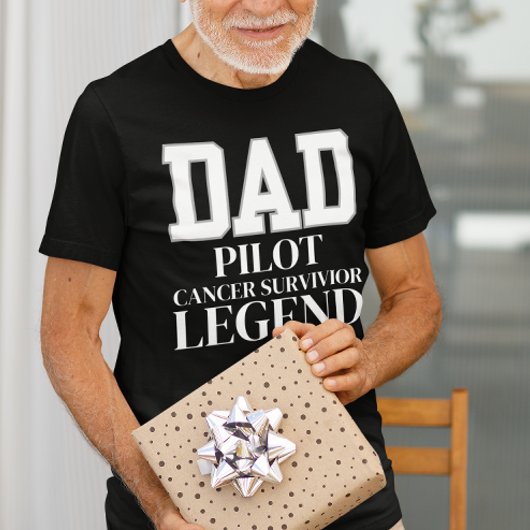 がん認識度父パイロットがん戦闘機Supo Tシャツ