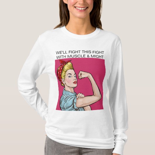 がん認識度筋及びMay c SRF Tシャツ (正面)