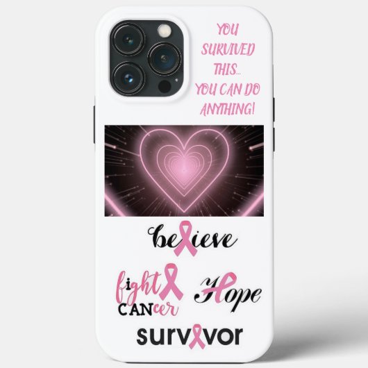 がん認識度電話症例 Case-Mate iPhoneケース (裏面)