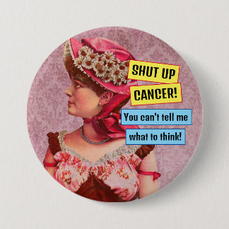 がん認識度、がんを閉じる 缶バッジ