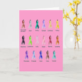 がん認識度 カード (黄色い花)