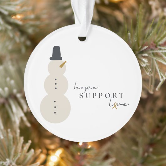 がん認識度。クリスマスアクリルオーナメント オーナメント (ツリー)