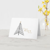 がん認識度。クリスマスホリデーのグリーティングカード カード (黄色い花)