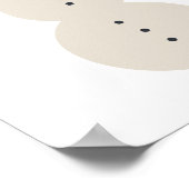 がん認識度。クリスマスホリデーポスタープリント ポスター (角)