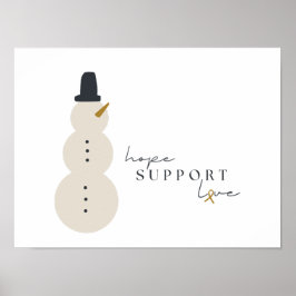 がん認識度。クリスマスホリデーポスタープリント ポスター