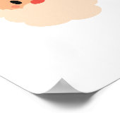 がん認識度。クリスマスホリデーポスタープリント ポスター (角)