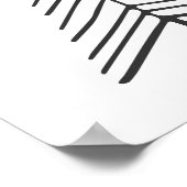 がん認識度。クリスマスホリデーポスタープリント ポスター (角)