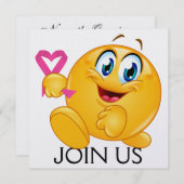 がん認識度 – ピンクリボン招待状 招待状 (正面/裏面)