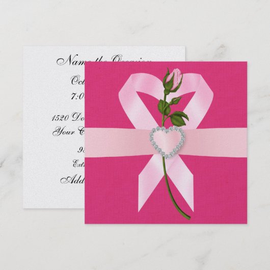 がん認識度 – ピンクリボン (正面/裏面)