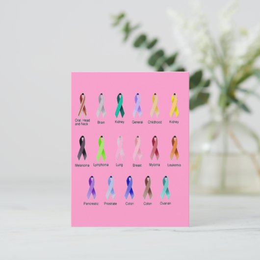 がん認識度 ポストカード (スタンド正面)