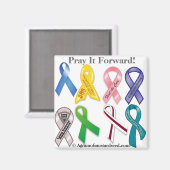 がん認識度 マグネット (正面/裏面)