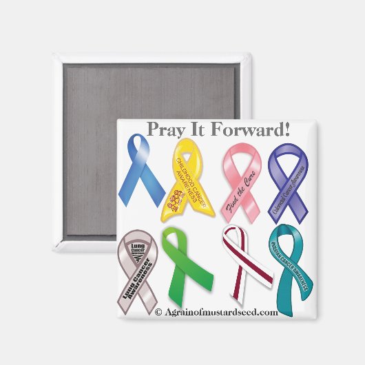 がん認識度 マグネット (正面/裏面)