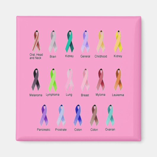 がん認識度 マグネット (正面)