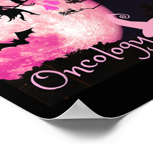 がん認識度。10月に私たちは衣服ピンク。ハロー ポスター (角)