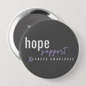 がん認識度. hope supportボタン 缶バッジ (正面&裏面)