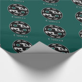 がん誕生徴候ケルト結び目模様〔占星術の〕十二宮図紙 ラッピングペーパー (角)