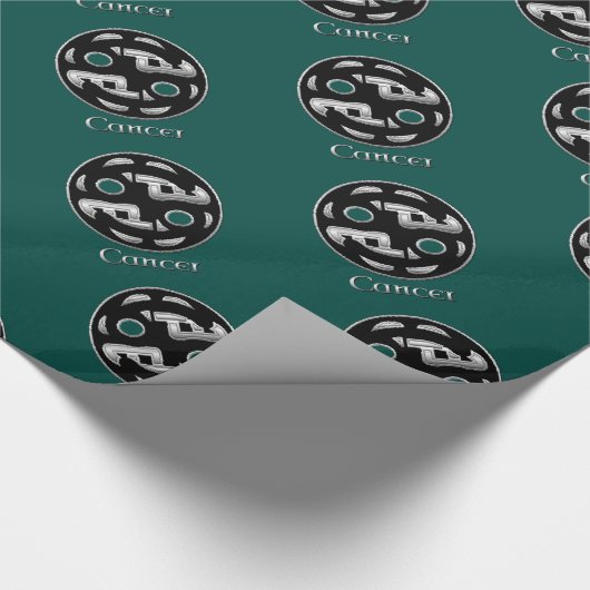 がん誕生徴候ケルト結び目模様〔占星術の〕十二宮図紙 ラッピングペーパー (角)