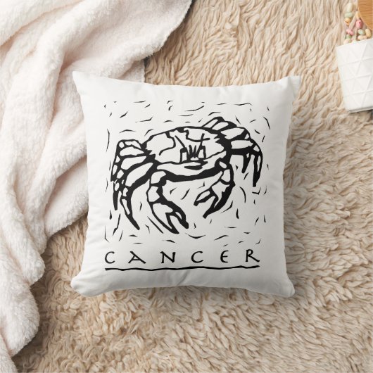 がん誕生日年占星術の〔占星術の〕十二宮図徴候 クッション (ブランケット)
