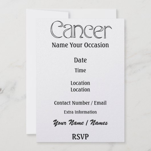 がん誕生日- SRF 招待状 (裏面)