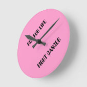 がん走の壁掛け時計 ラウンド壁時計 (傾斜)