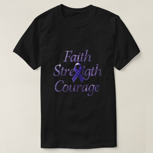 がん闘病Tシャツ Tシャツ (デザイン正面)