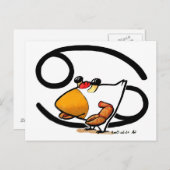 がん鶏はがき ポストカード (正面/裏面)