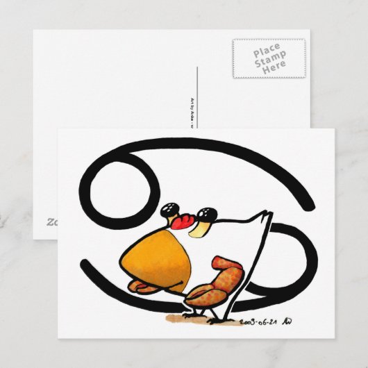 がん鶏はがき ポストカード (正面/裏面)