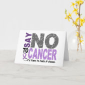 がん1にNOと答える カード (黄色い花)
