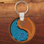 がん&ウッドボックス キーホルダー (正面)