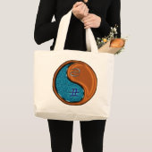 がん&ウッドボックス ラージトートバッグ (正面(商品))