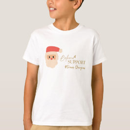 がん。クリスマスカスタムの#team名Kids T-Shirt Tシャツ