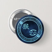 がん/サル 缶バッジ (正面&裏面)