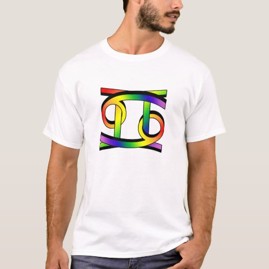 がん&ジェミニGLBT Tシャツ (正面)