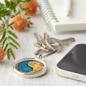 がん&ファイアーラビット キーホルダー (側面)