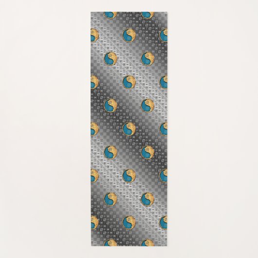 がん&ファイアーラビット ヨガマット (正面)