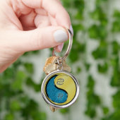 がん&メタルウサギ キーホルダー (手)