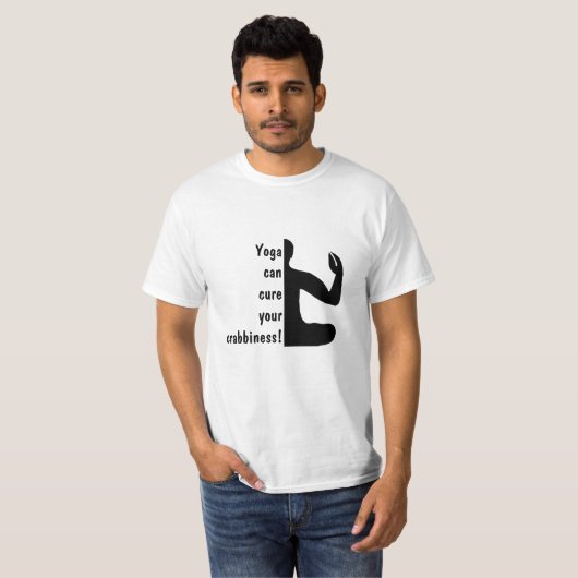 がん〔占星術の〕十二宮図のサおもしろいイン-ヨガTシャツ Tシャツ (正面フル)