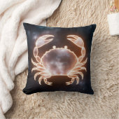 がん〔占星術の〕十二宮図の短所を表すシニアカニの芸術 クッション (ブランケット)