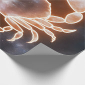 がん〔占星術の〕十二宮図の短所を表すシニアカニの芸術 ラッピングペーパー (角)