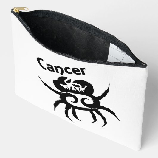 がん〔占星術の〕十二宮図の記号と記号 アクセサリーポーチ (見開き)