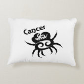 がん〔占星術の〕十二宮図の記号と記号 アクセントクッション (裏面)