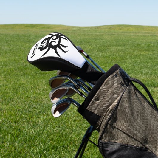 がん〔占星術の〕十二宮図の記号と記号 ゴルフヘッドカバー (インサイチュ)