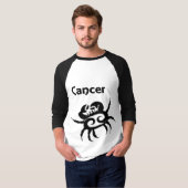がん〔占星術の〕十二宮図の記号と記号 Tシャツ (正面フル)